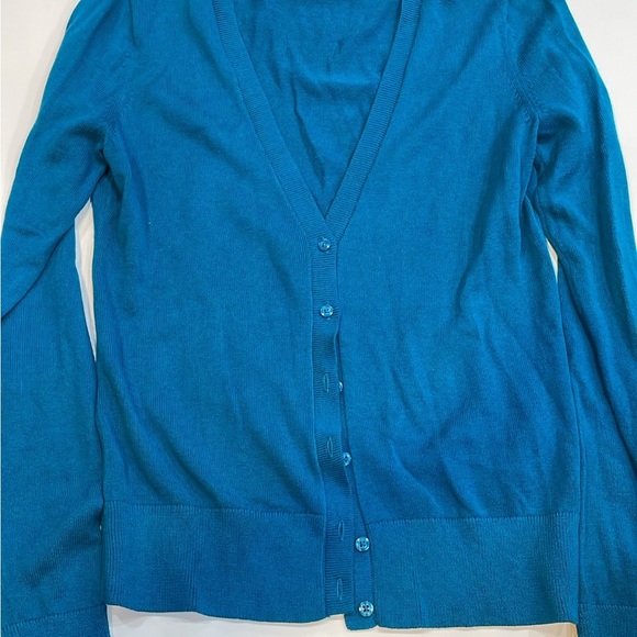 Banana Republic Blue Cardigan Sweater V-Neck Knit - Picture 1 of 3